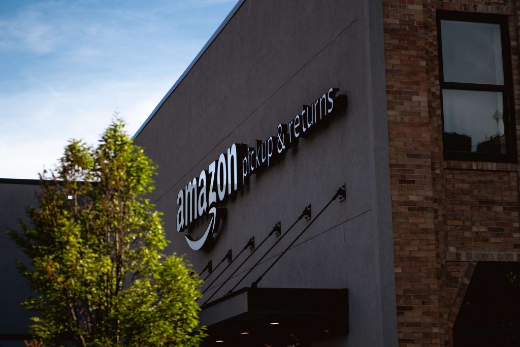 An Amazon pickup and returns center