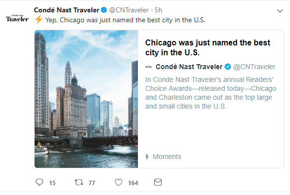 conde nast traveler chicago post